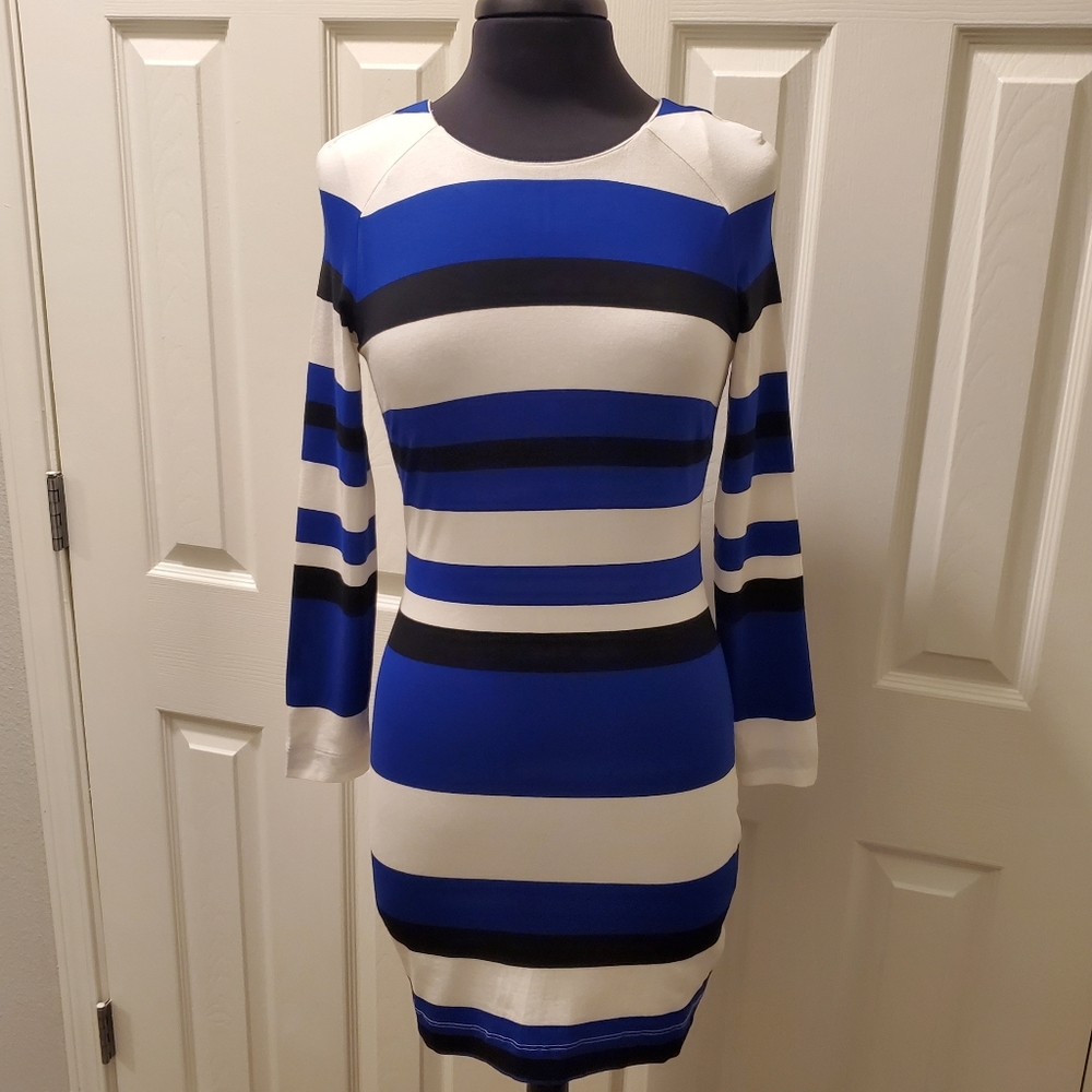 NWT Bebe striped dress size M